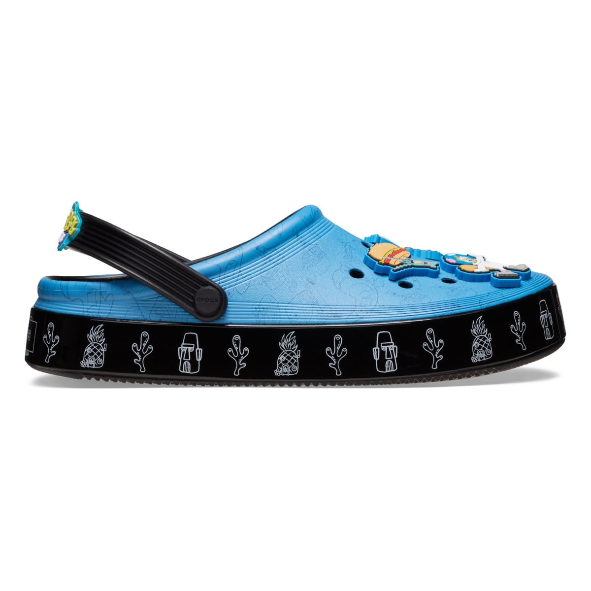 Saboti Crocs Spongebob Multi Off Court Clog Negru - Black - poza 5