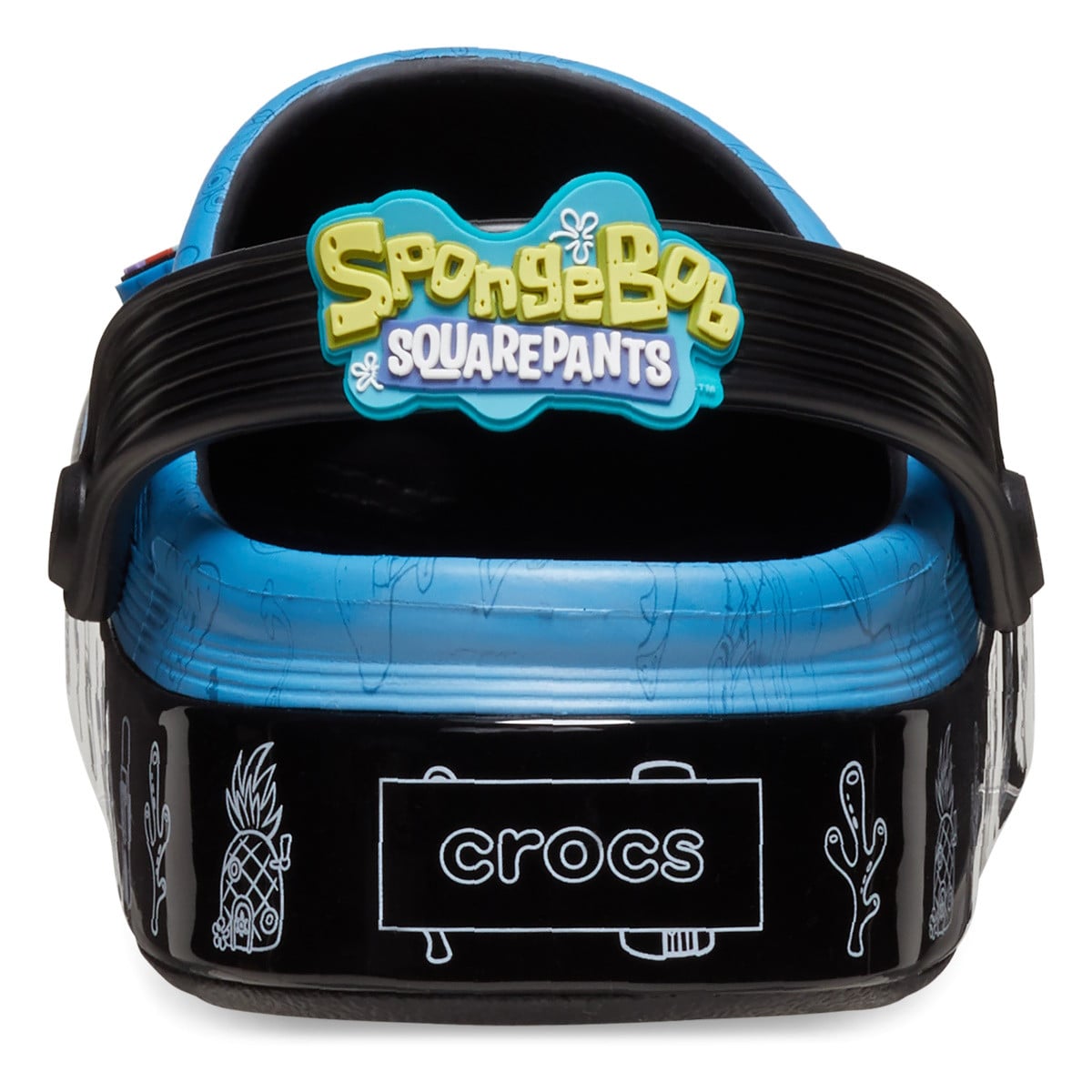 Saboti Crocs Spongebob Multi Off Court Clog Negru - Black - poza 4