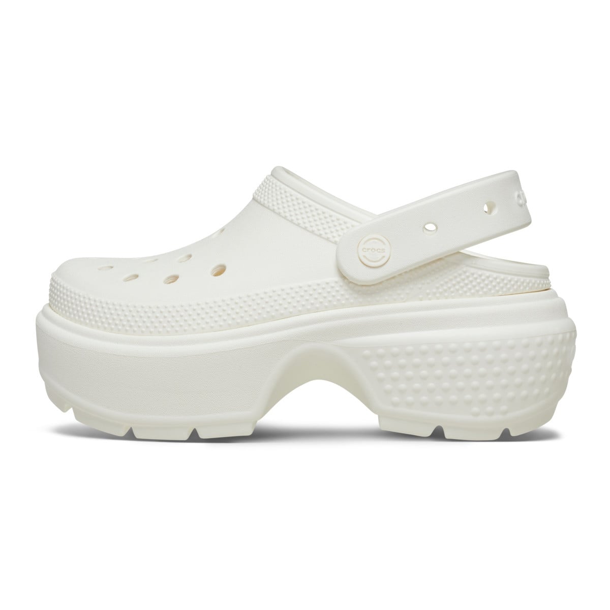 Saboti Crocs Stomp Clog Alb - Chalk - poza 3
