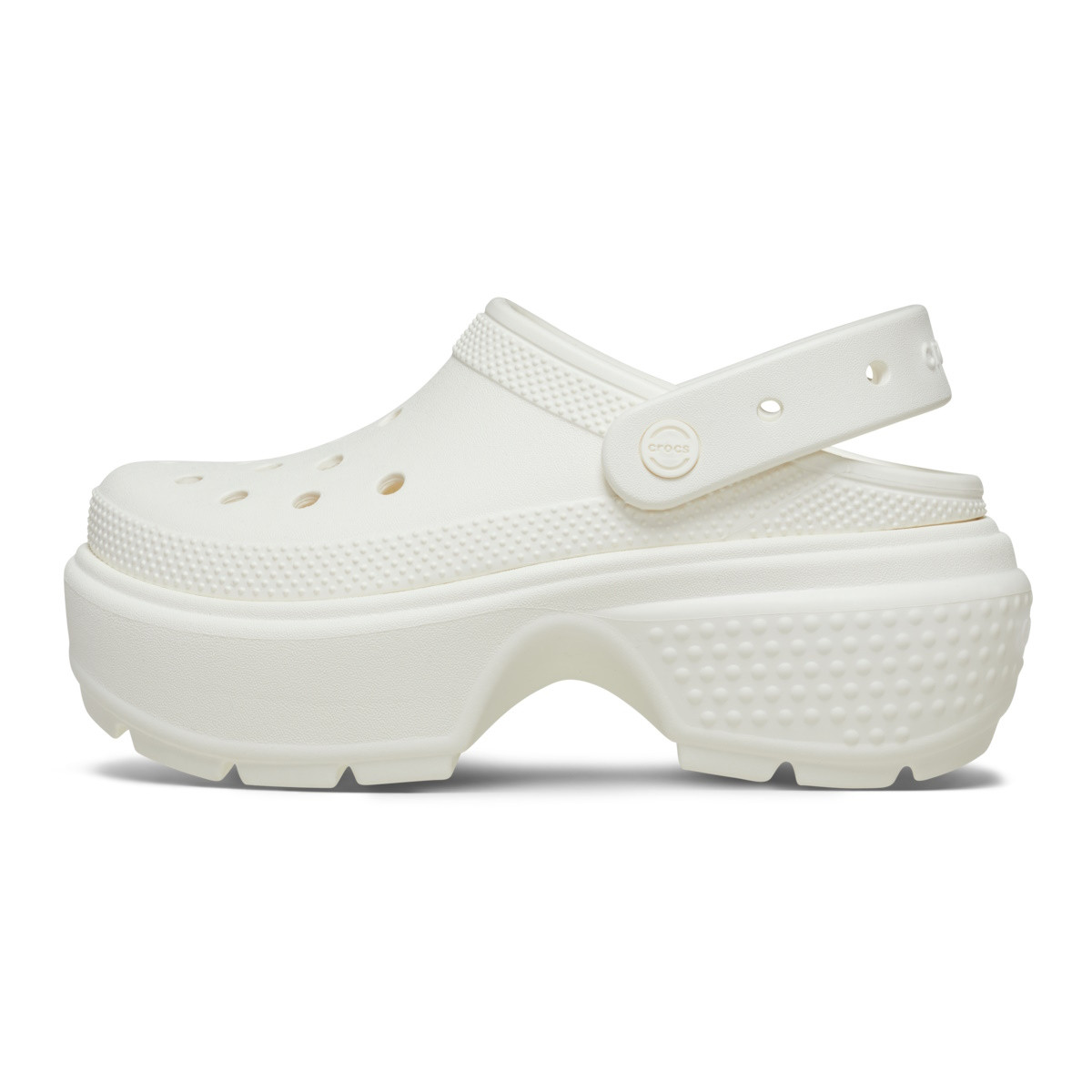 Saboti Crocs Stomp Clog Alb - Chalk - poza 3