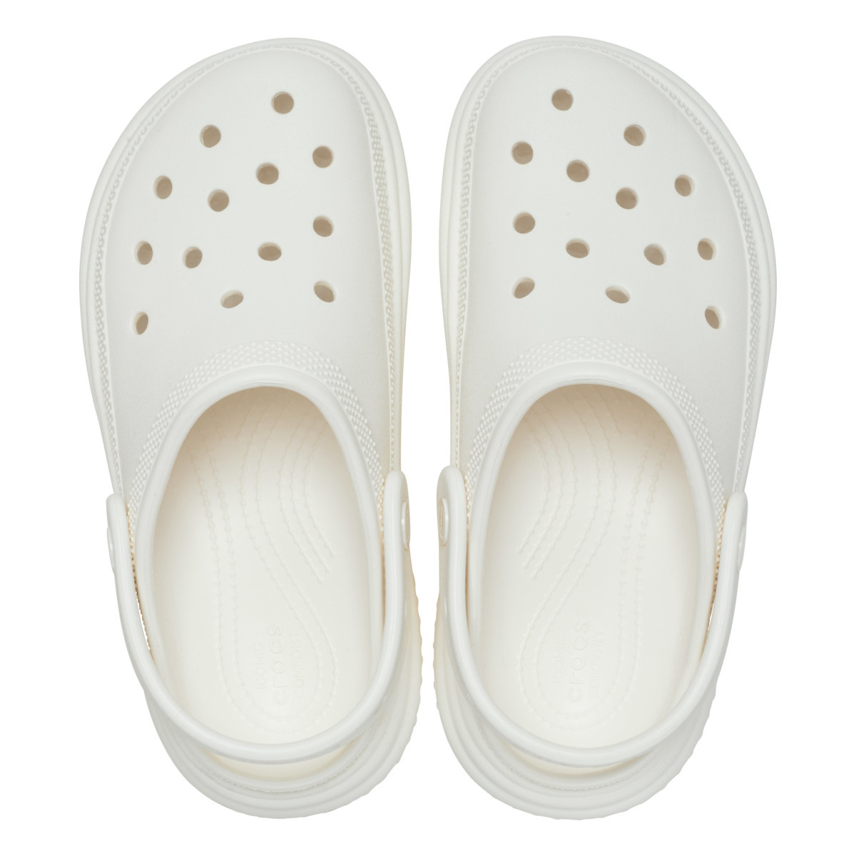 Saboti Crocs Stomp Clog Alb - Chalk - poza 5