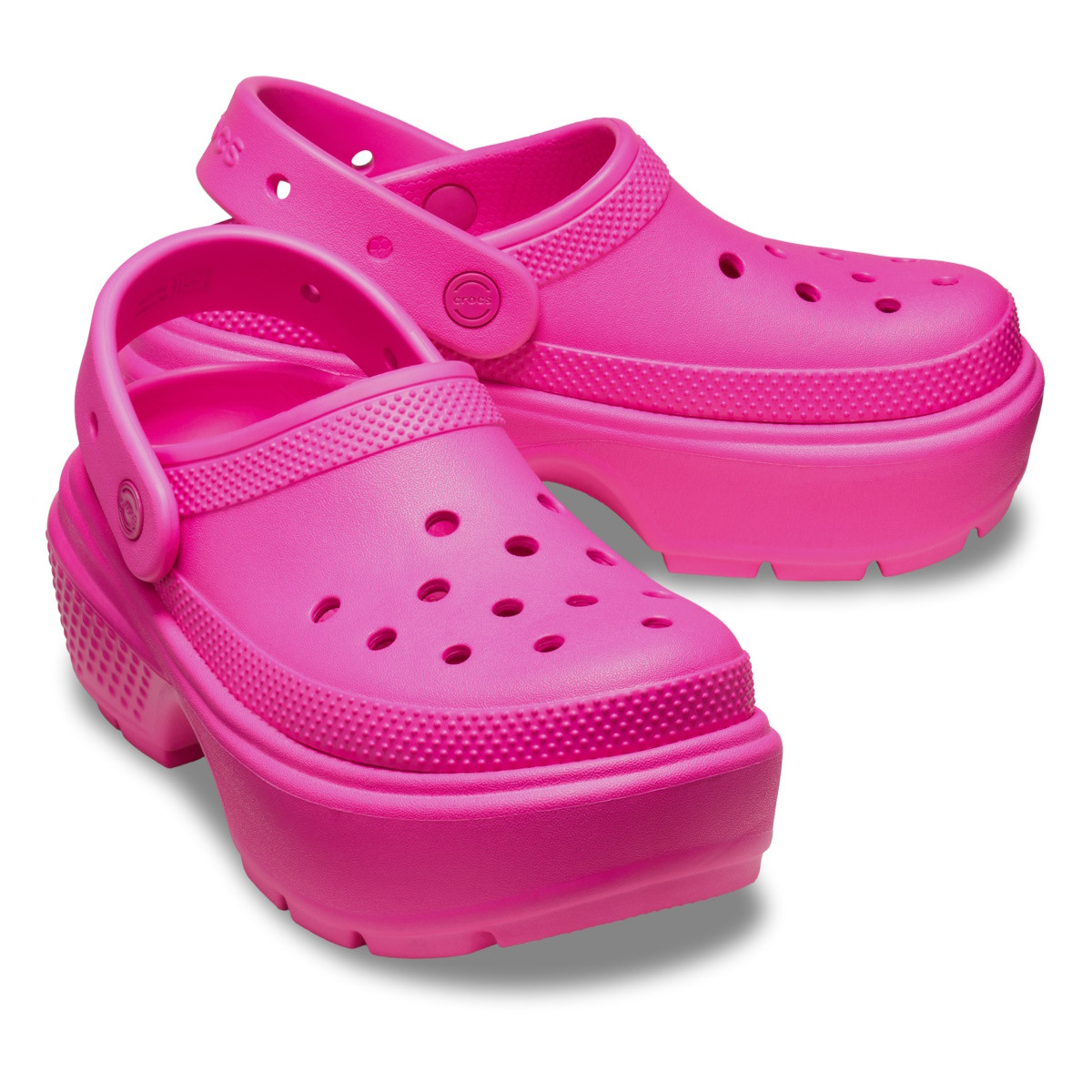 Saboti Crocs Stomp Clog Roz - Pink Crush - poza 3