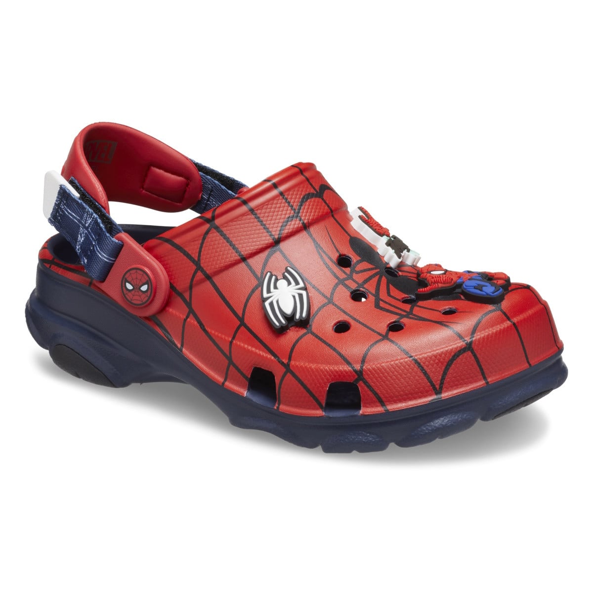 Saboti Crocs Team SpiderMan All Terrain Clog Kids Albastru - Navy - poza 2