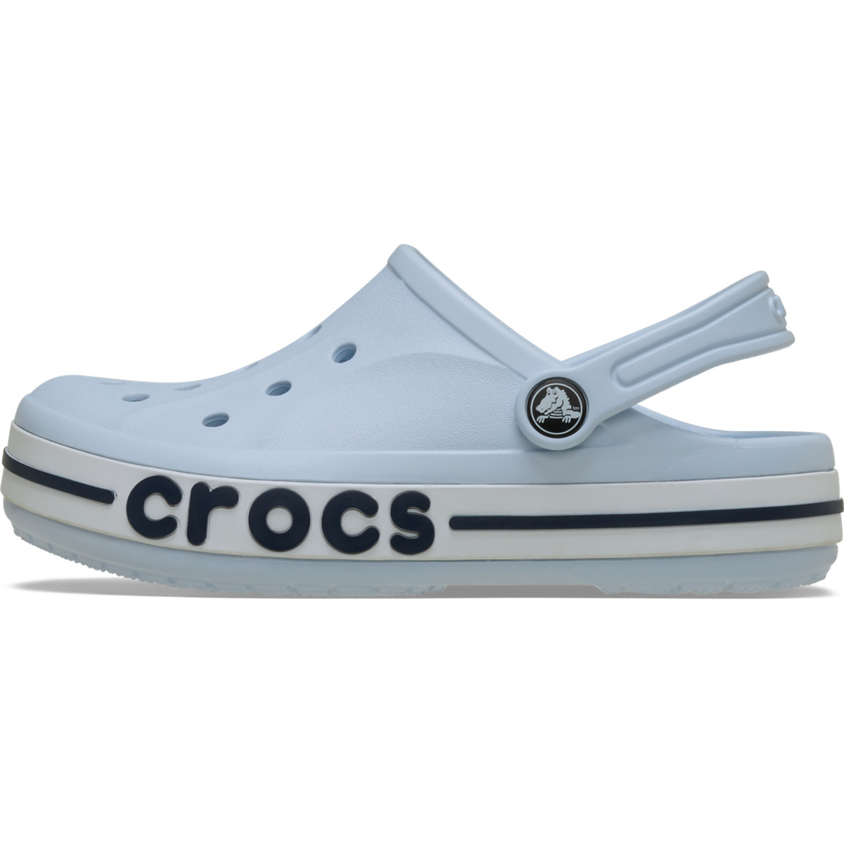 Saboti Crocs Toddler Bayaband Clog Albastru - Mineral Blue - poza 3