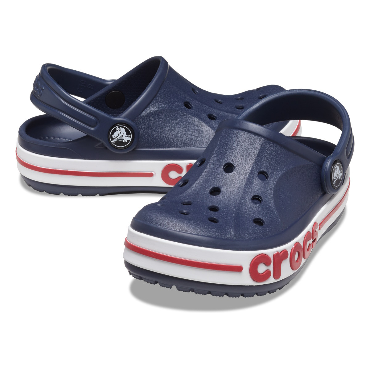 Saboti Crocs Toddler Bayaband Clog Albastru - Navy - poza 4