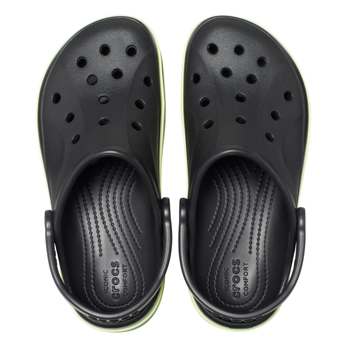 Saboti Crocs Toddler Bayaband Sport Band Clog Negru - Black/Multi - poza 5