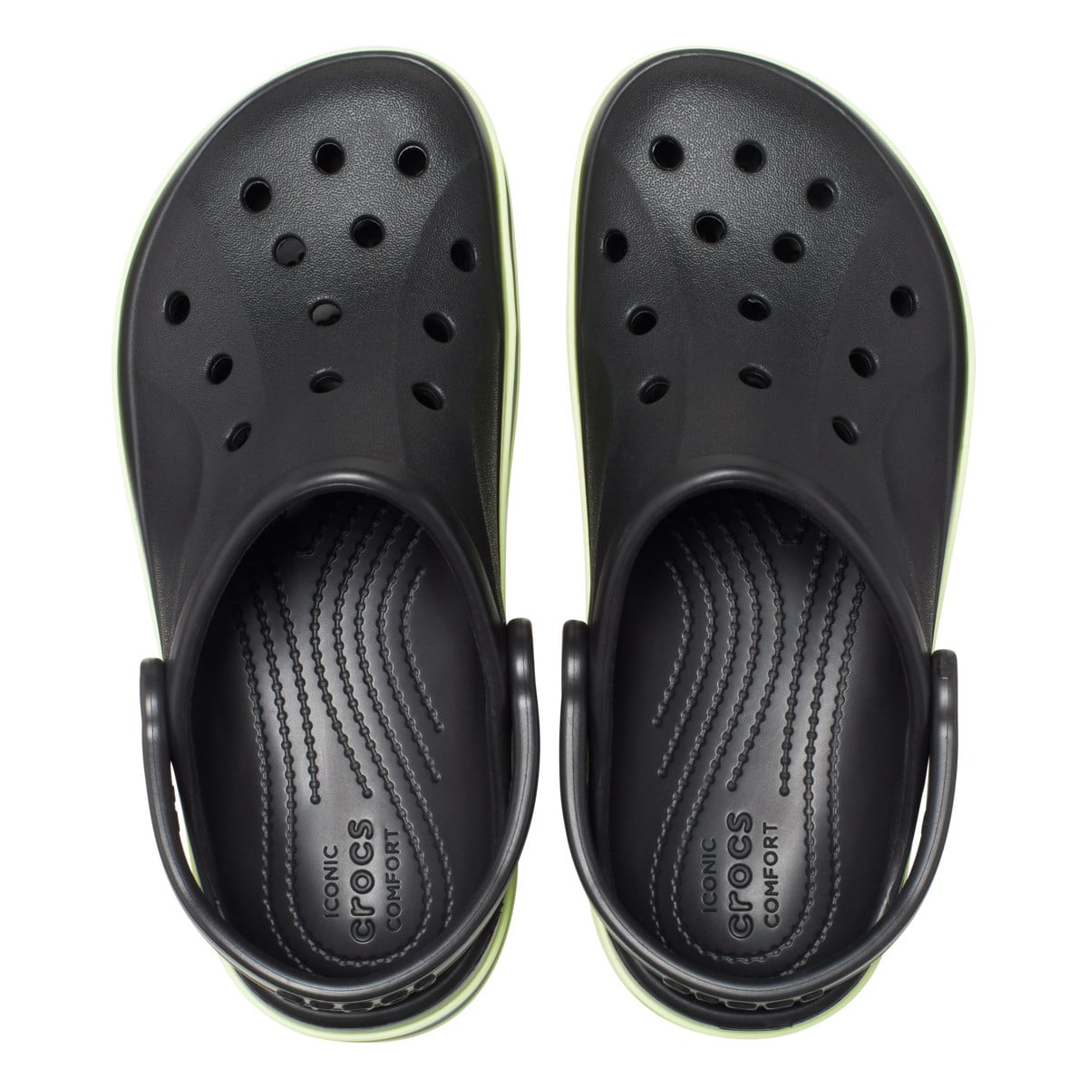 Saboti Crocs Toddler Bayaband Sport Band Clog Negru - Black/Multi - poza 5