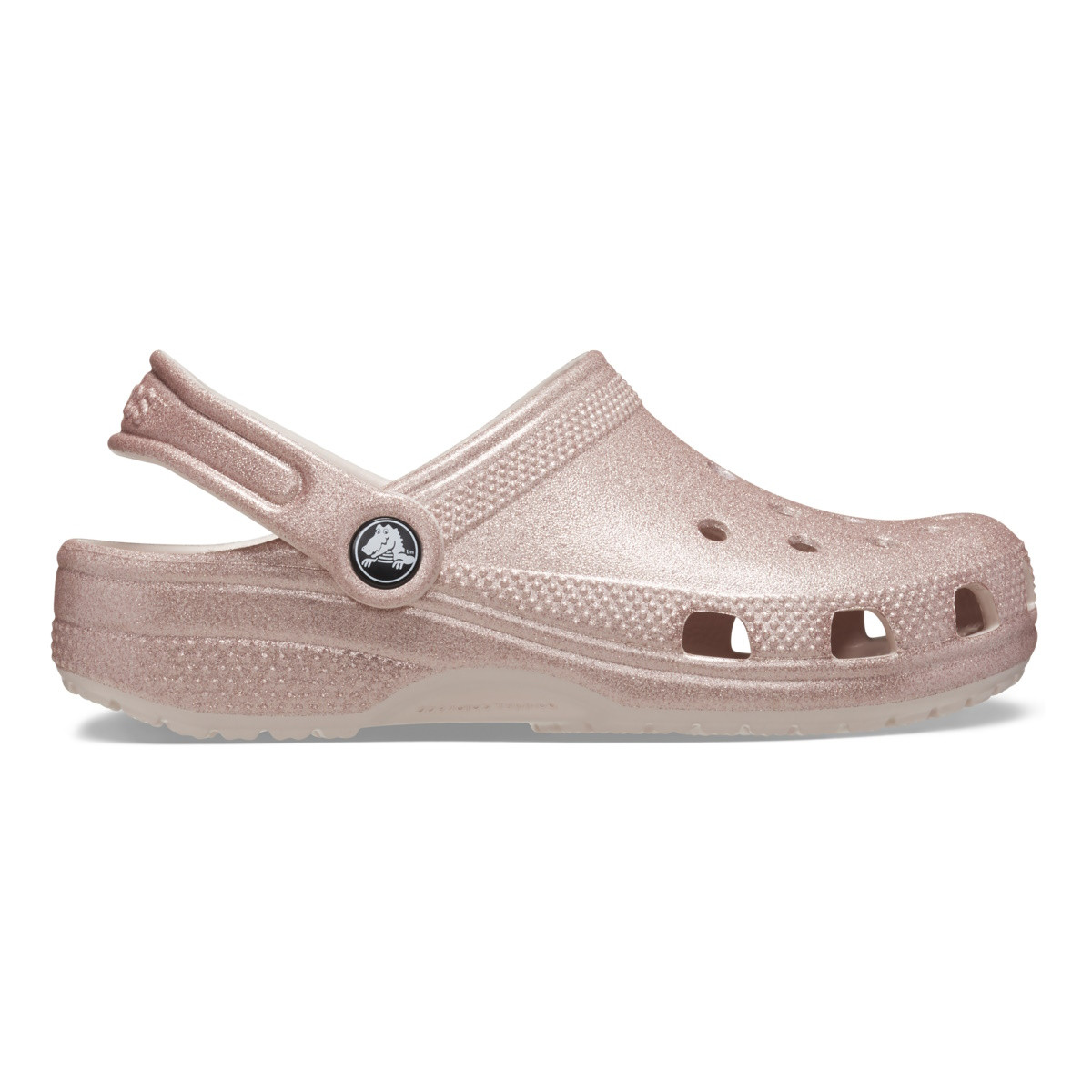 Saboti Crocs Toddler Classic Glitter Clog Roz - Quartz Glitter
