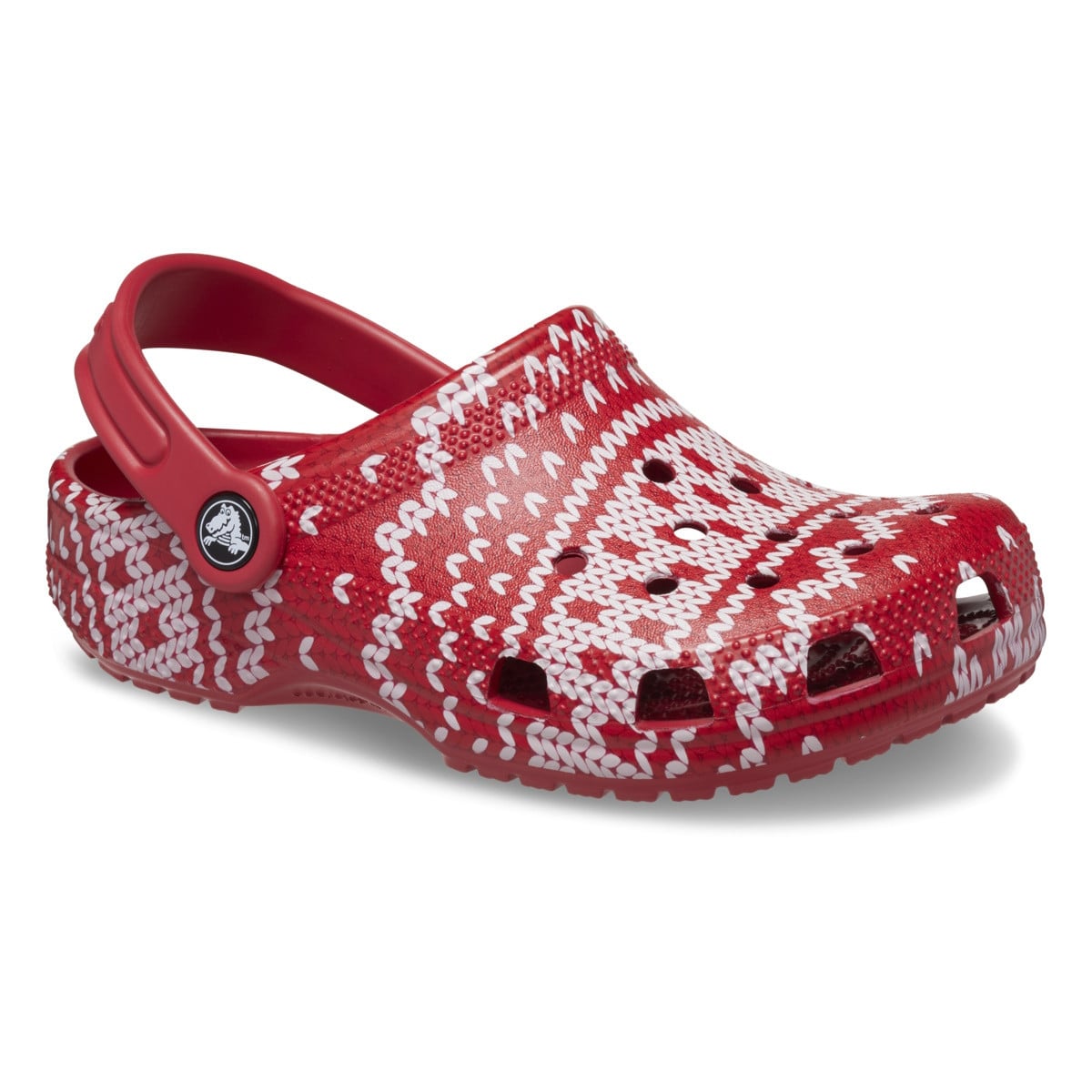 Saboti Crocs Toddler Classic Holiday Sweater Clog Multicolor - Multi - poza 2