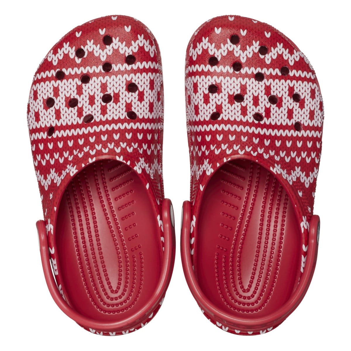 Saboti Crocs Toddler Classic Holiday Sweater Clog Multicolor - Multi - poza 5