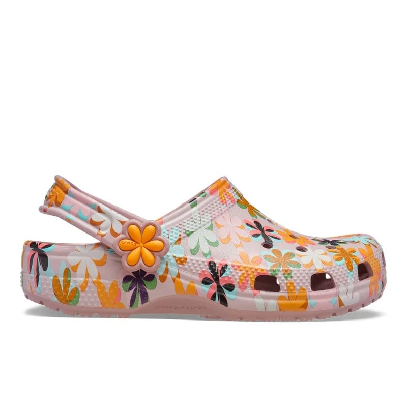 Saboți Crocs Toddler Classic Retro Summer Clog Mov - Mauve - poza 1