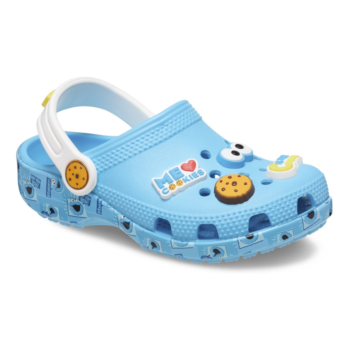Saboti Crocs Toddler Classic Sesame Workshop Clog Albastru - Electric Blue - poza 1