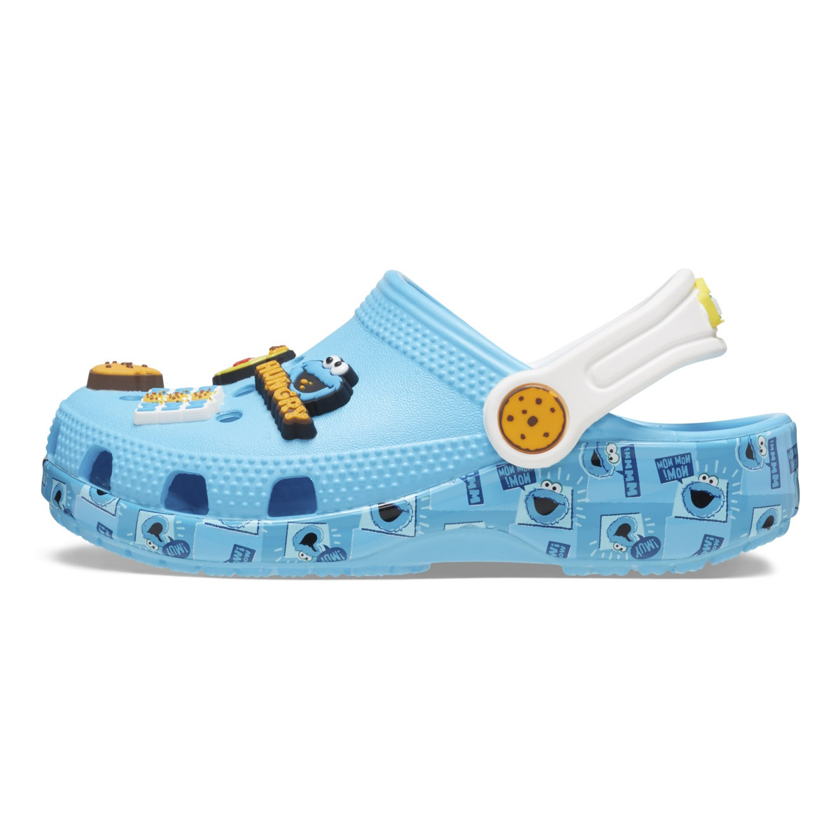 Saboti Crocs Toddler Classic Sesame Workshop Clog Albastru - Electric Blue - poza 3