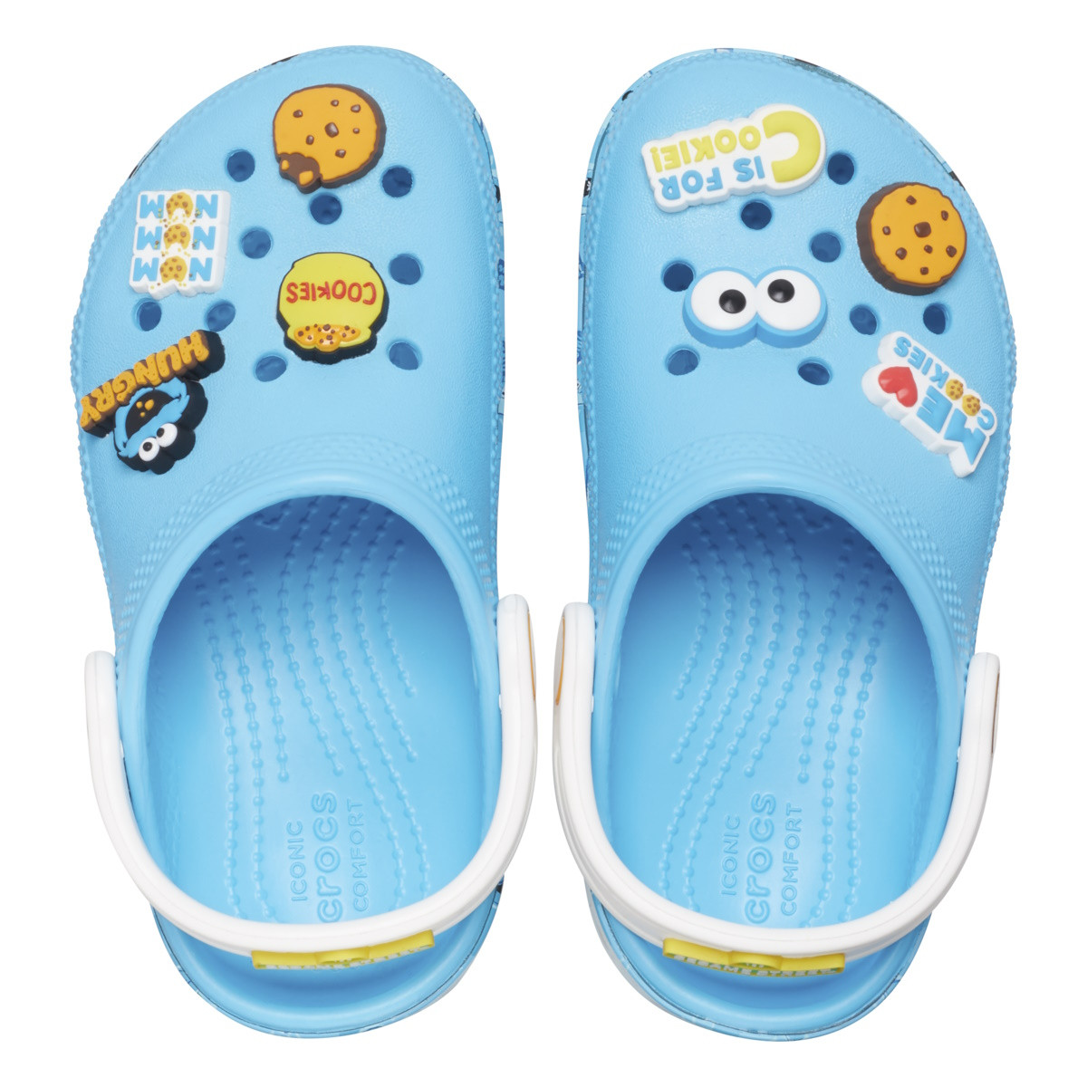 Saboti Crocs Toddler Classic Sesame Workshop Clog Albastru - Electric Blue - poza 5
