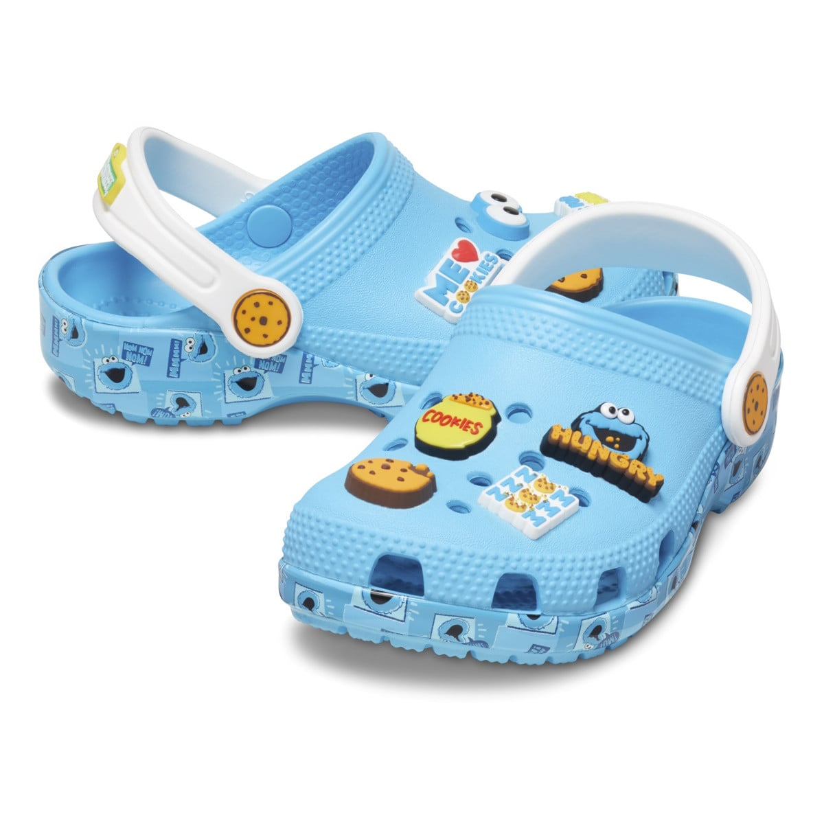Saboti Crocs Toddler Classic Sesame Workshop Clog Albastru - Electric Blue - poza 4