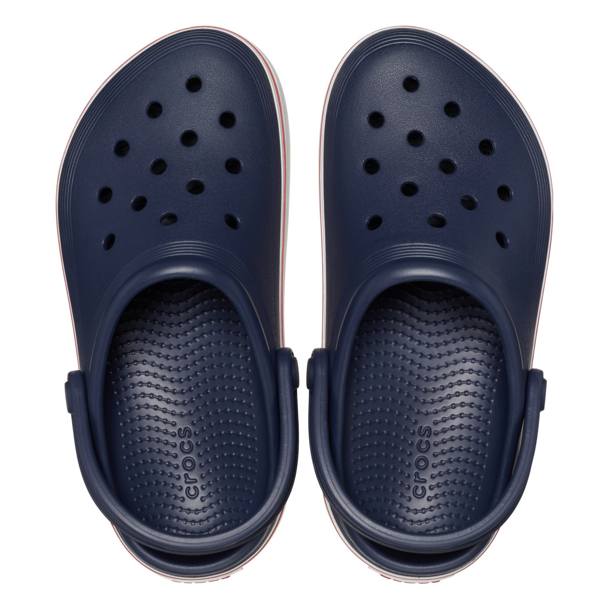 Saboți Crocs Toddler Crocband Off Court Clog Albastru - Navy/Pepper - poza 5