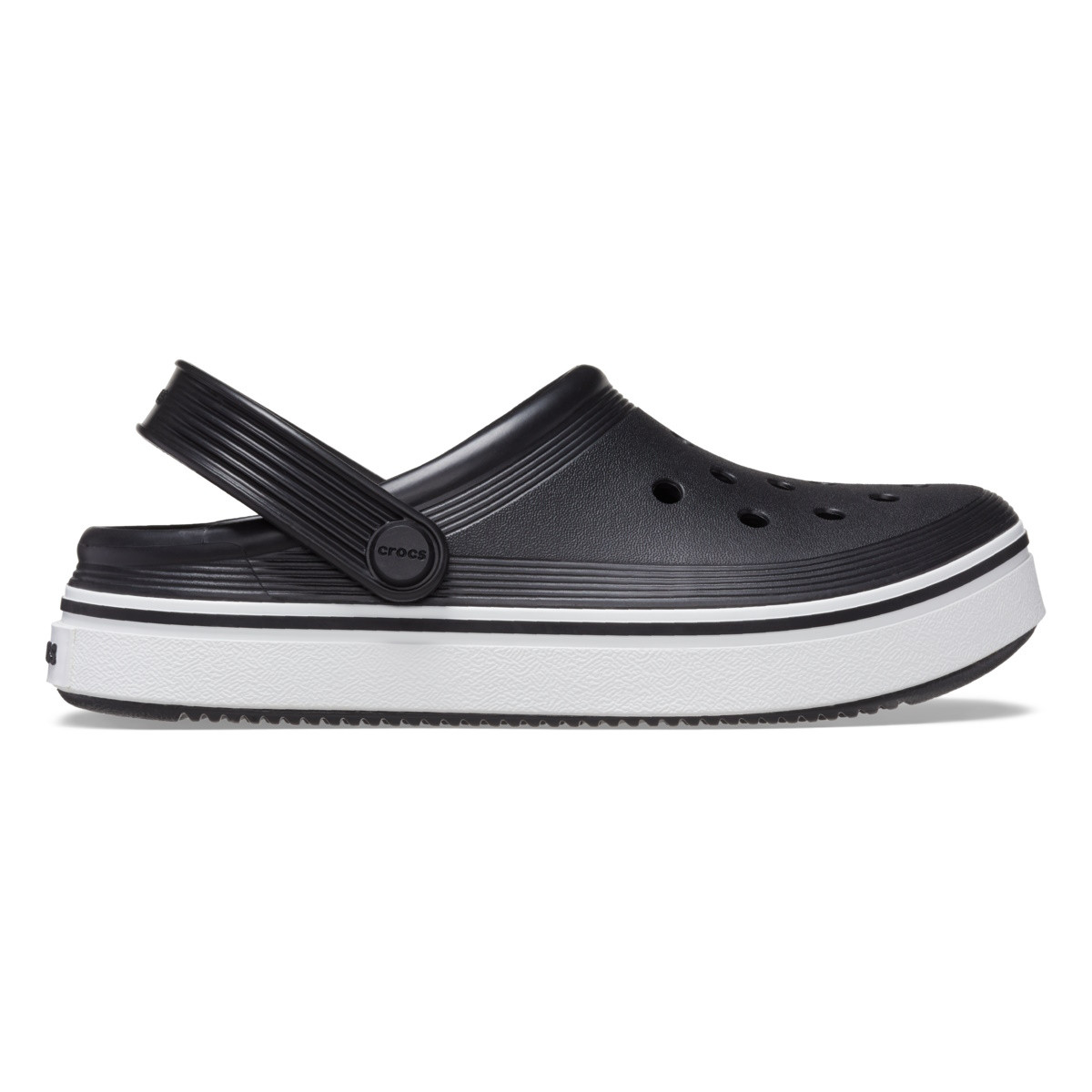 Saboți Crocs Toddler Crocband Off Court Clog Negru - Black - poza 1