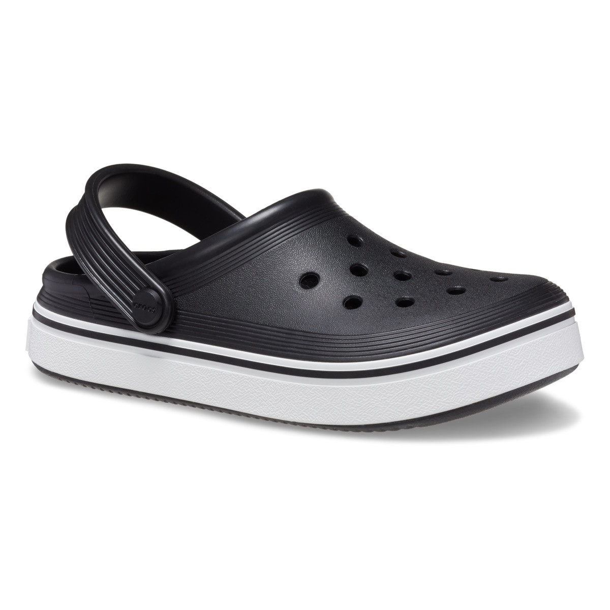 Saboți Crocs Toddler Crocband Off Court Clog Negru - Black - poza 2
