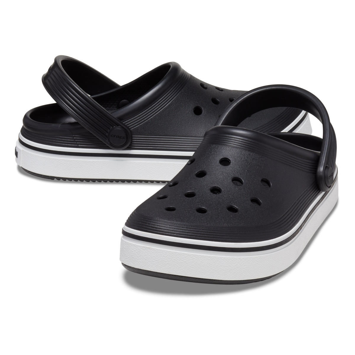Saboți Crocs Toddler Crocband Off Court Clog Negru - Black - poza 4
