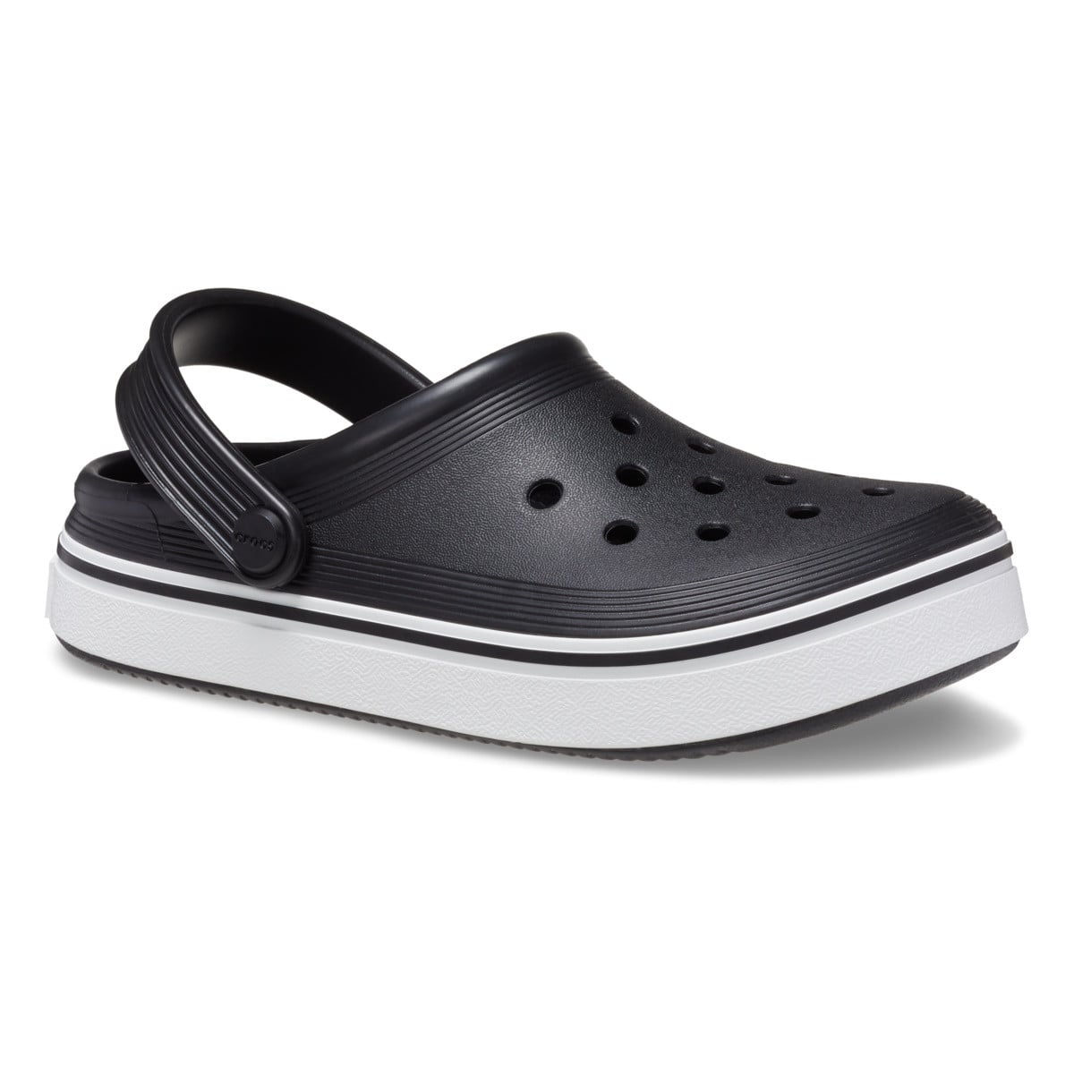 Saboți Crocs Toddler Crocband Off Court Clog Negru - Black - poza 2