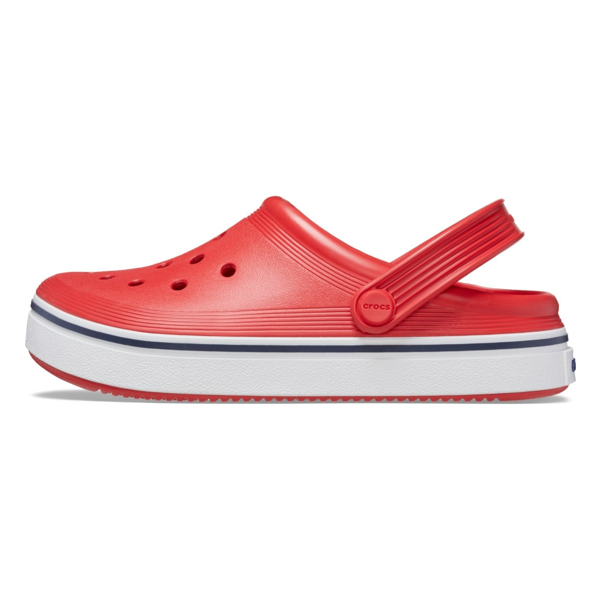 Saboți Crocs Toddler Crocband Off Court Clog Rosu - Flame - poza 3