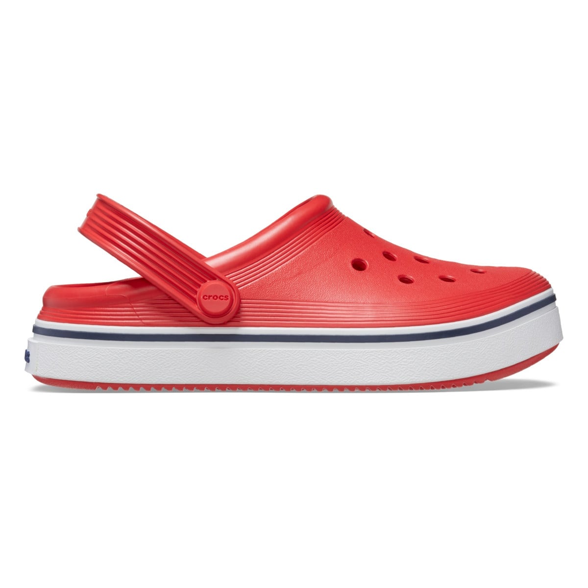 Saboți Crocs Toddler Crocband Off Court Clog Rosu - Flame - poza 1