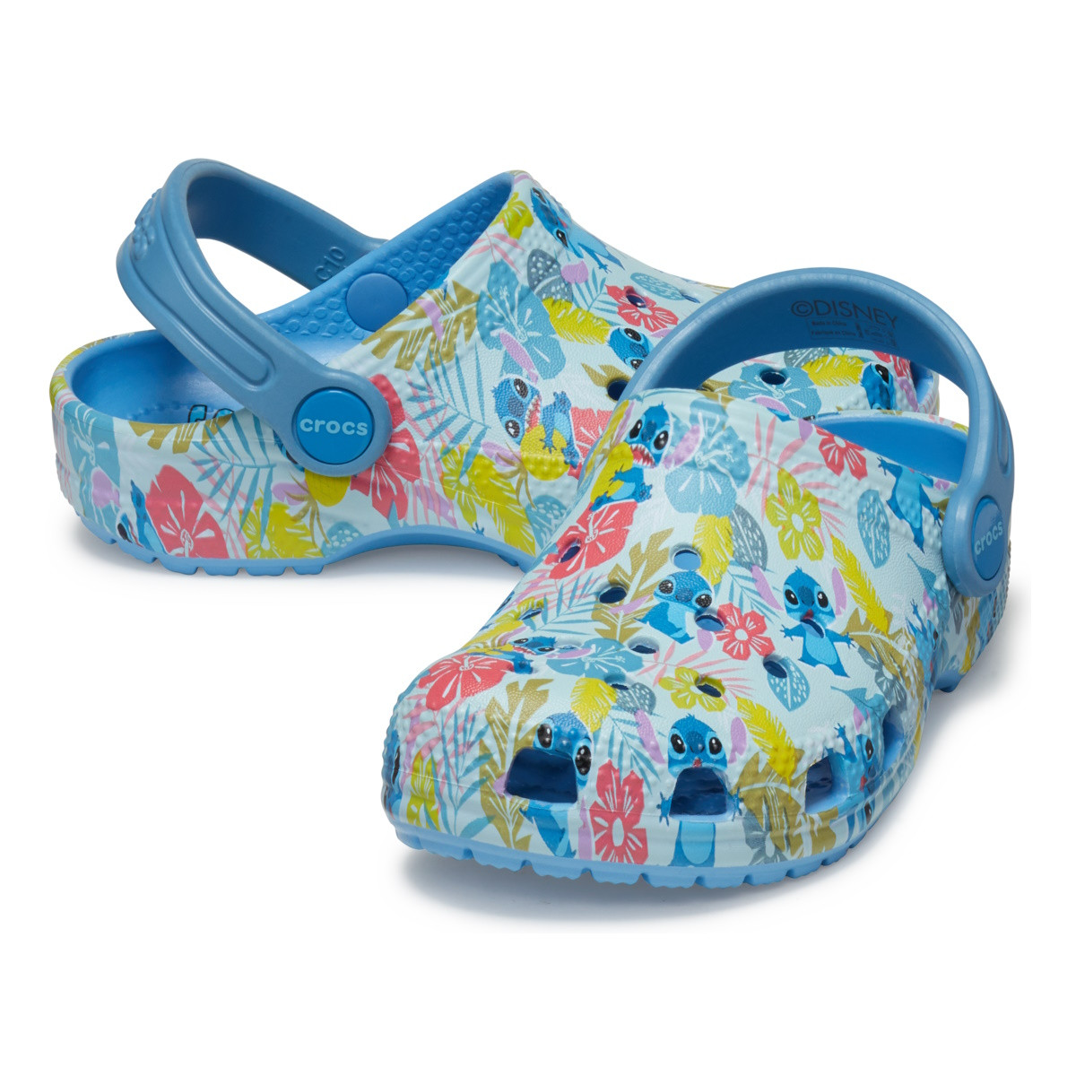 Saboti Crocs Toddler Disney Stitch Classic Clog Albastru - Oxygen - poza 4