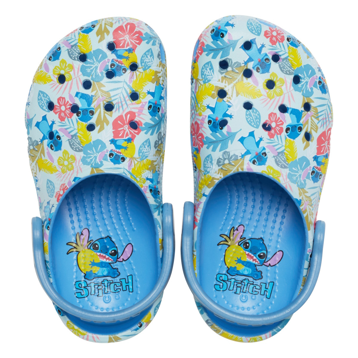 Saboti Crocs Toddler Disney Stitch Classic Clog Albastru - Oxygen - poza 3