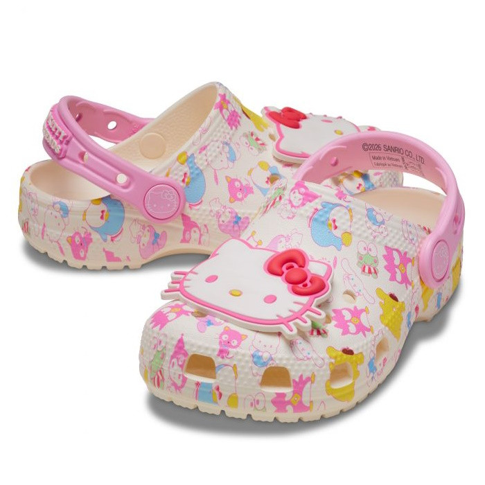 Saboti Crocs Toddler Hello Kitty Pastel Clog Multicolor - Multi - poza 5