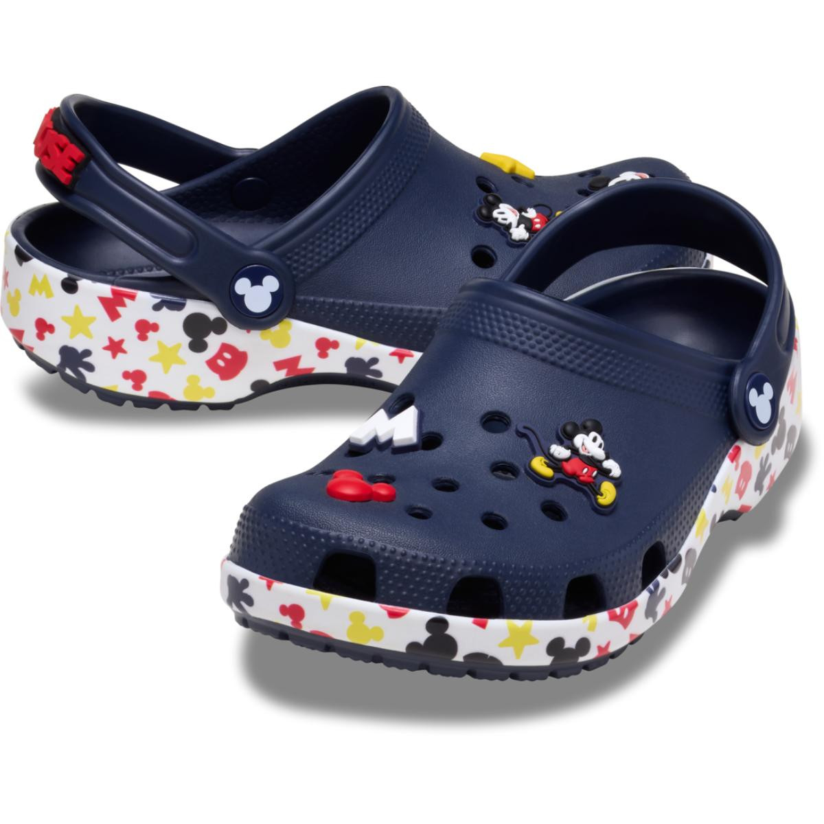 Saboti Crocs Toddler Mickey & Friends Classic Clog Multicolor - Multi - poza 4