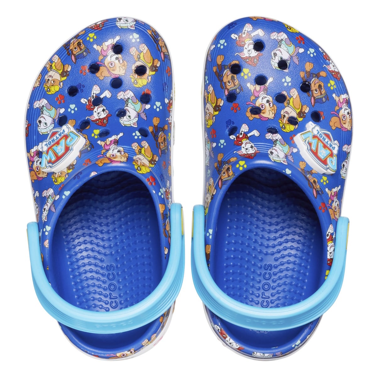 Saboti Crocs Toddler Paw Patrol Off Court Clog Albastru - Blue - poza 5