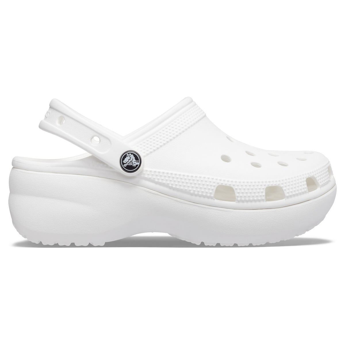 Saboți Crocs Women's Classic Platform Clog Alb - White - poza 1