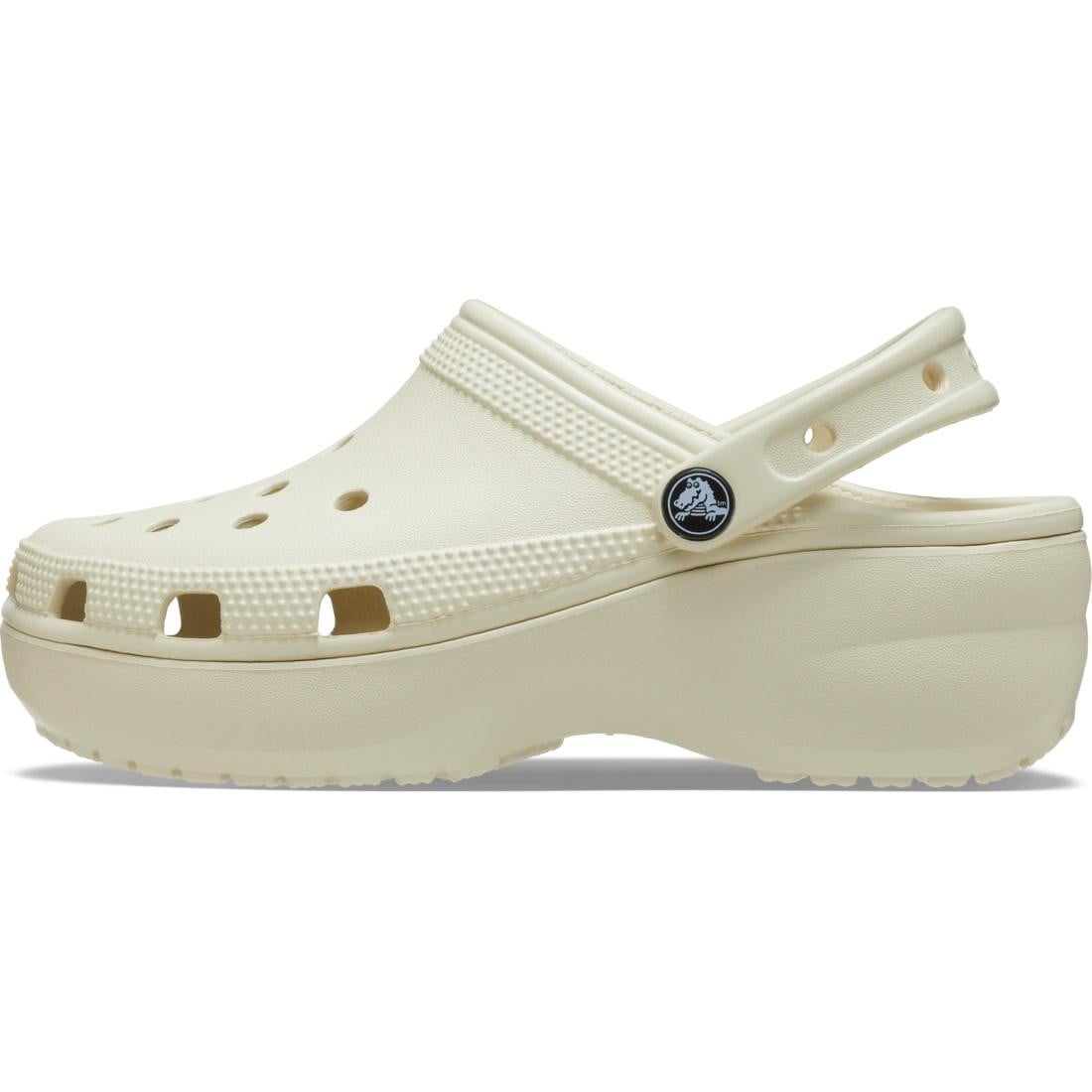 Saboți Crocs Women's Classic Platform Clog Bej - Bone - poza 3