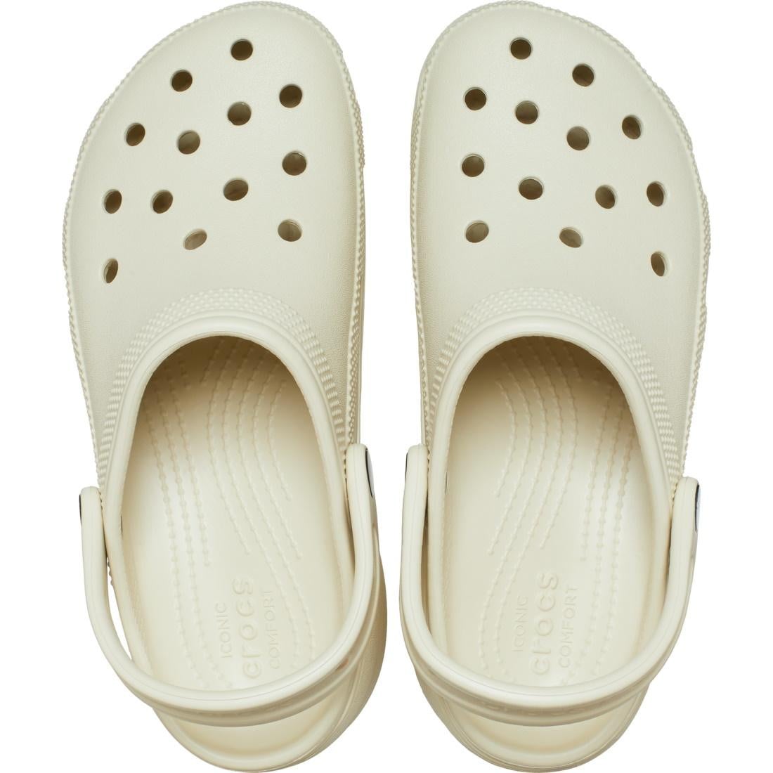 Saboți Crocs Women's Classic Platform Clog Bej - Bone - poza 5