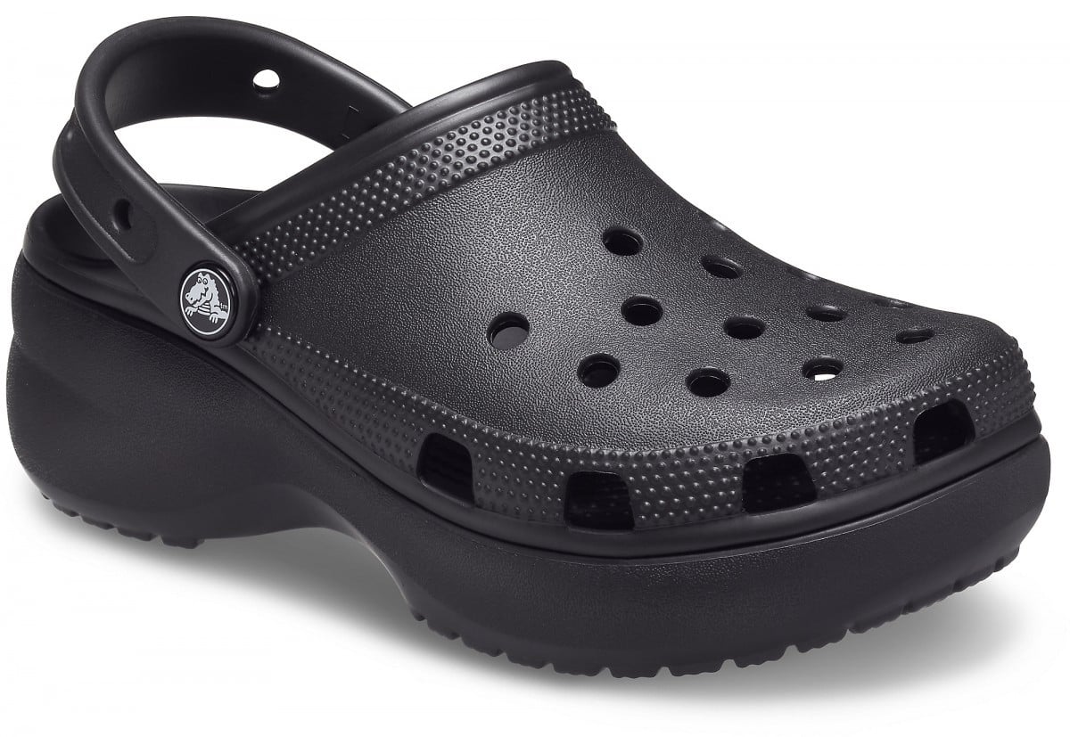Saboți Crocs Women's Classic Platform Clog Negru - Black - poza 2