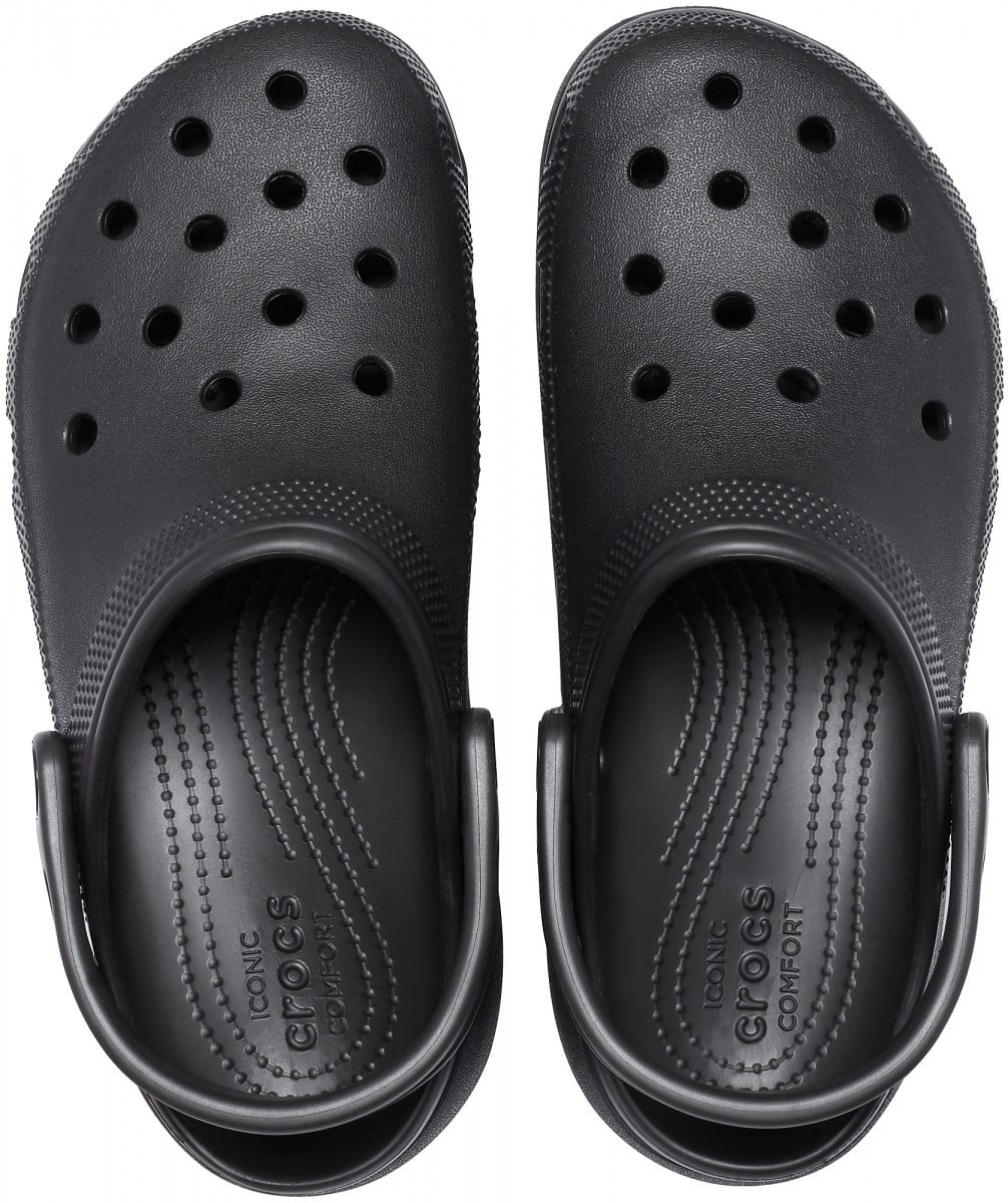 Saboți Crocs Women's Classic Platform Clog Negru - Black - poza 3