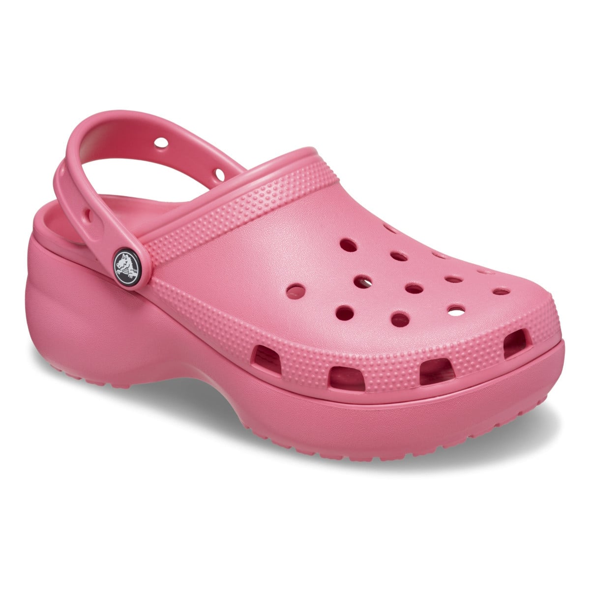 Saboți Crocs Women's Classic Platform Clog Roz - Hyper Pink - poza 2