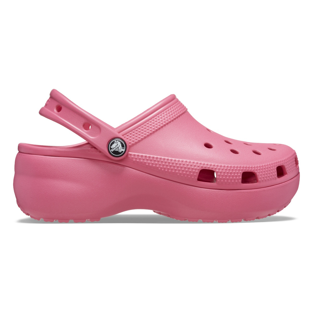 Saboți Crocs Women's Classic Platform Clog Roz - Hyper Pink - poza 1