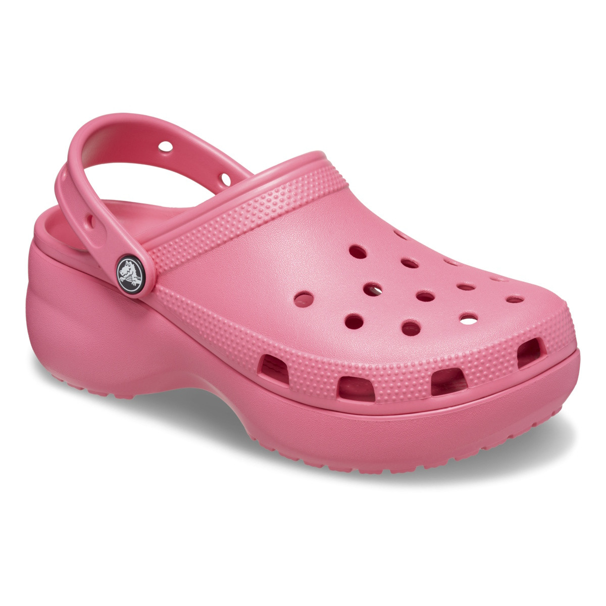 Saboți Crocs Women's Classic Platform Clog Roz - Hyper Pink - poza 2