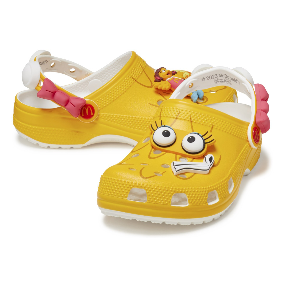 Saboti McDonald's x Crocs Birdie Classic Clog Galben - Yellow - poza 4