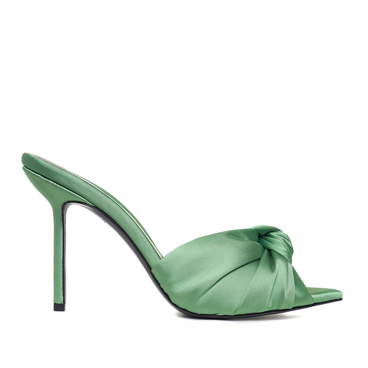 Saboti Sofia Satin, Verde-Salvie - Premium Collection - 35 / 10 cm