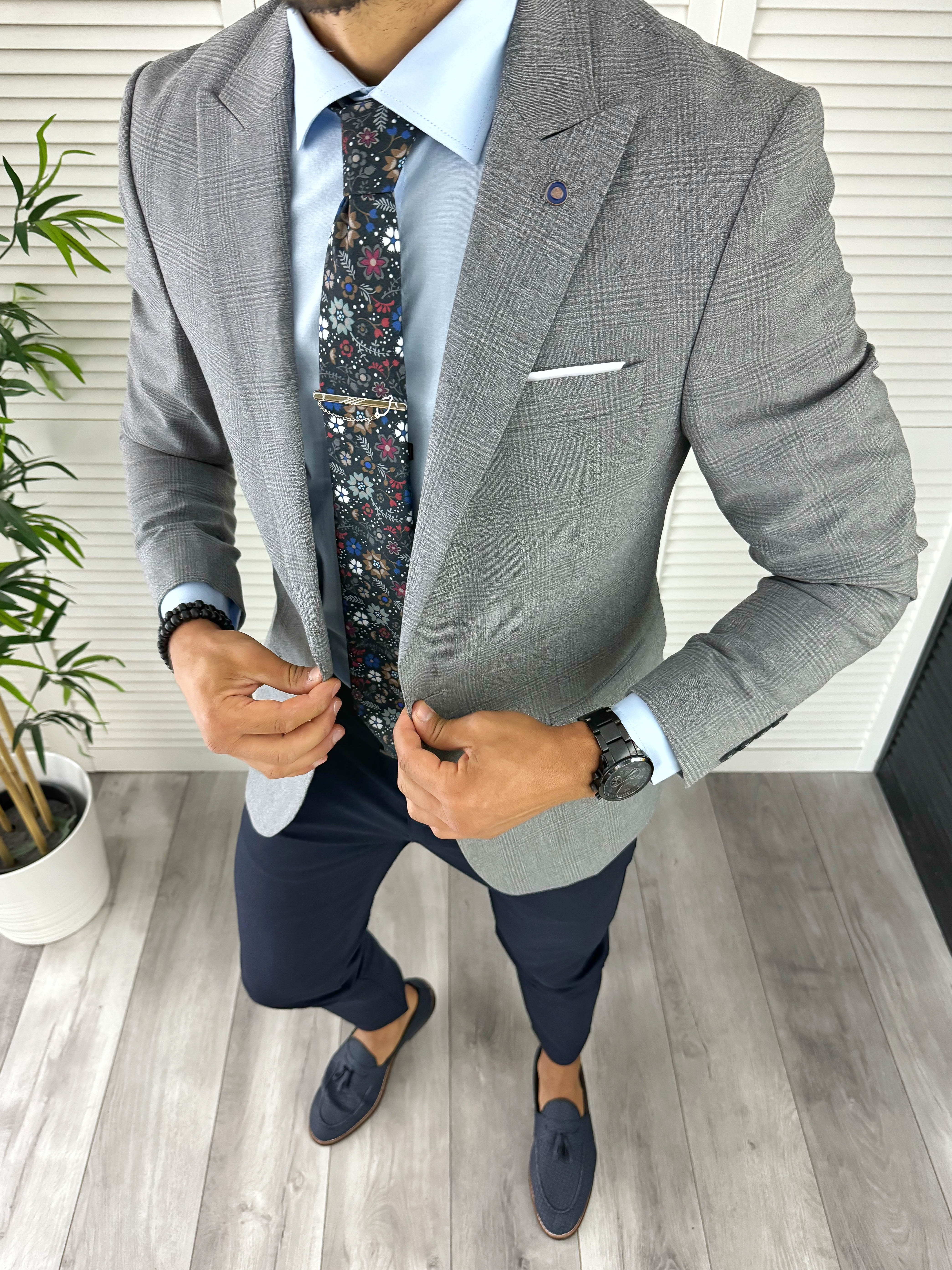 Sacou barbati slim fit 12841 I1-3