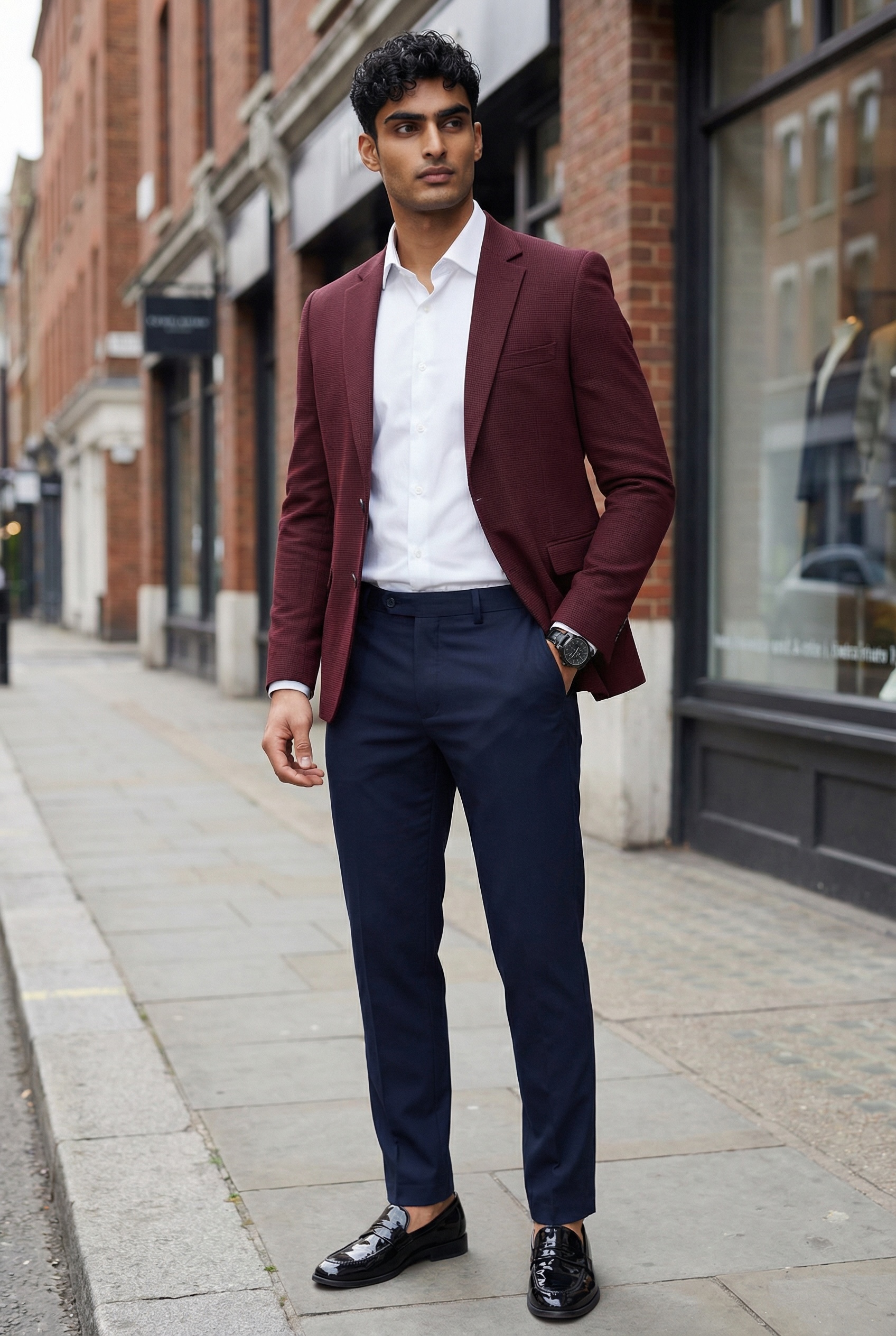 Sacou barbati slim fit 540 P18-3.1