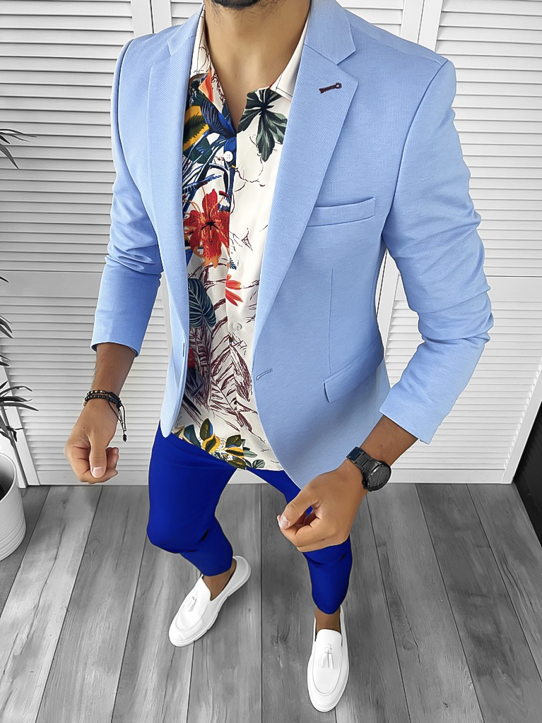 Sacou barbati slim fit premium CU MIC DEFECT DEF9125 D2-4.1