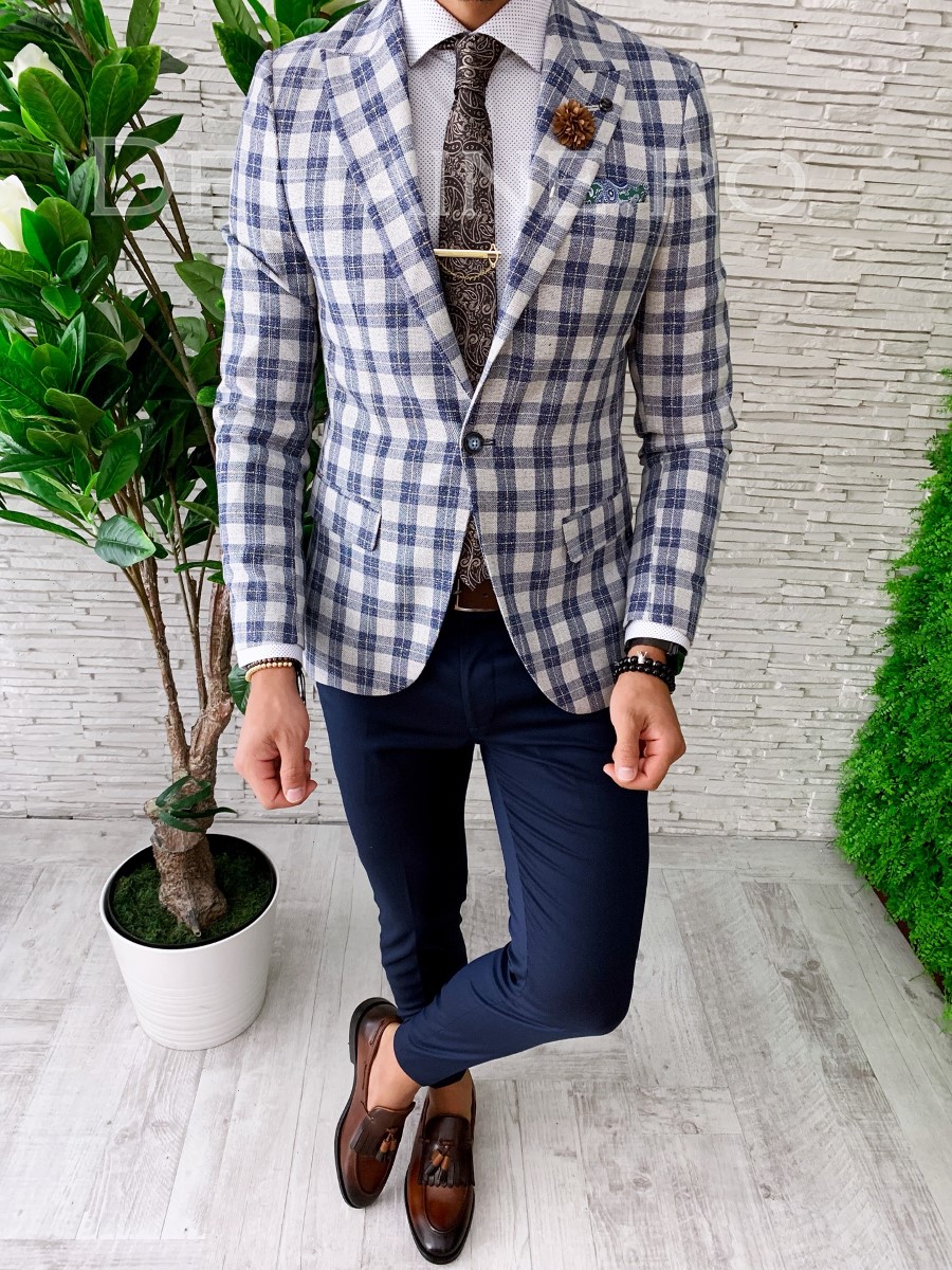 Sacou barbati slim fit ZR A5659 2-5.2