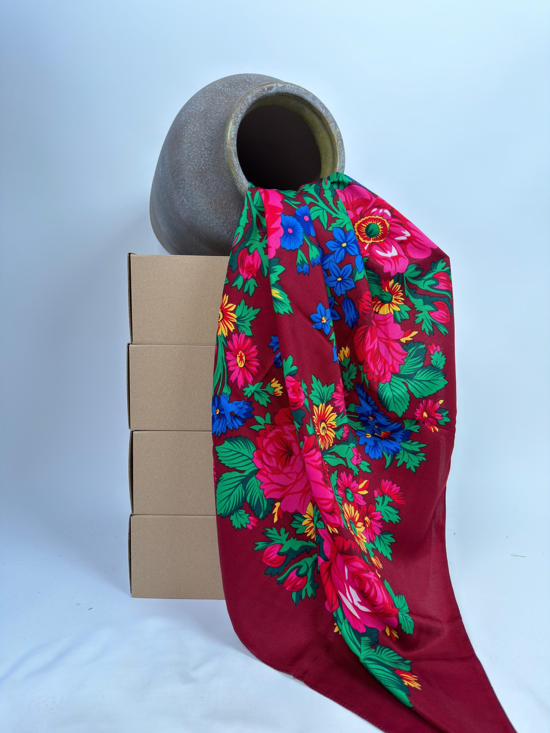 Șal cu imprimeu floral distinctiv TM2323