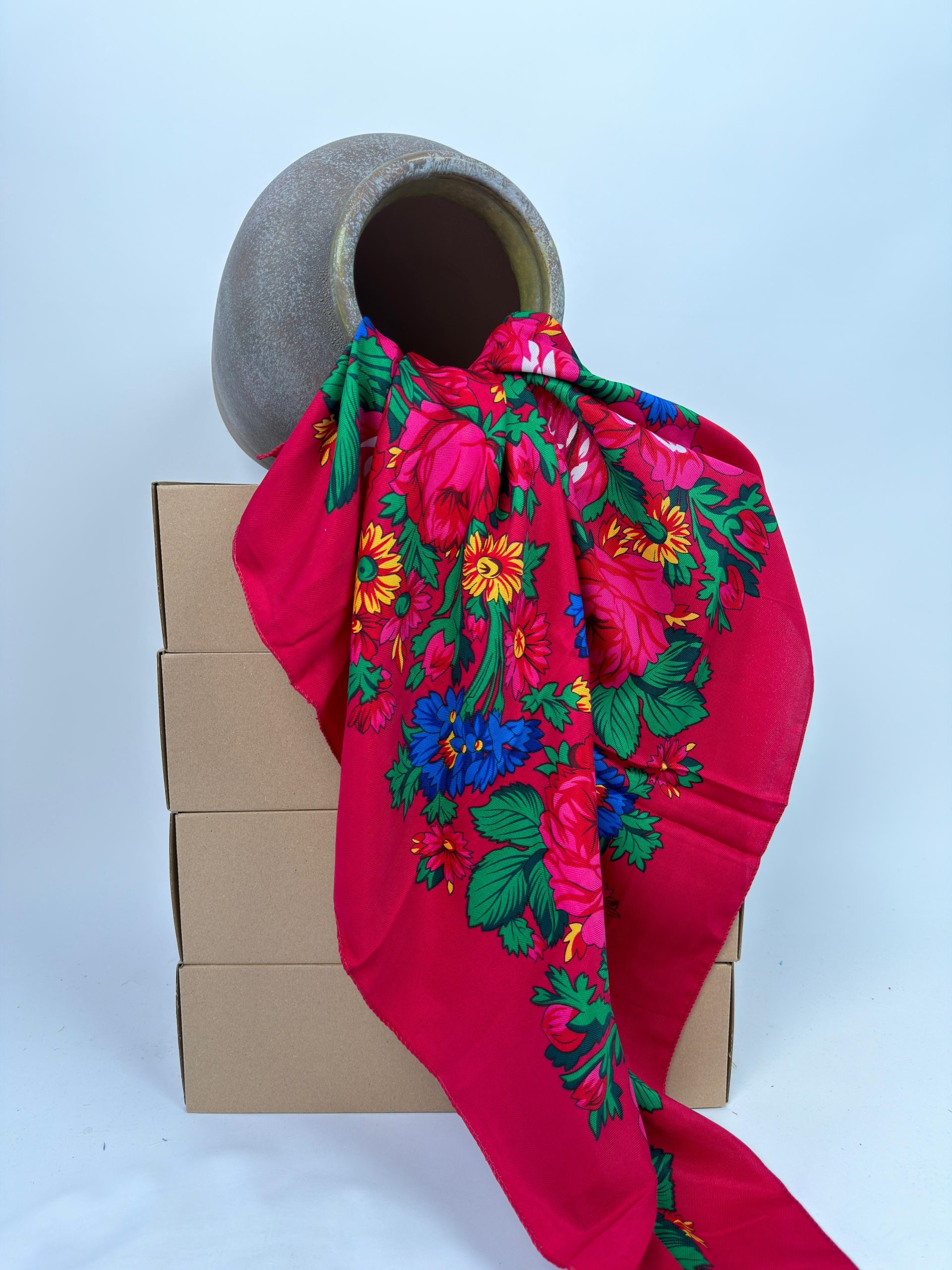 Șal cu imprimeu floral distinctiv TM2327