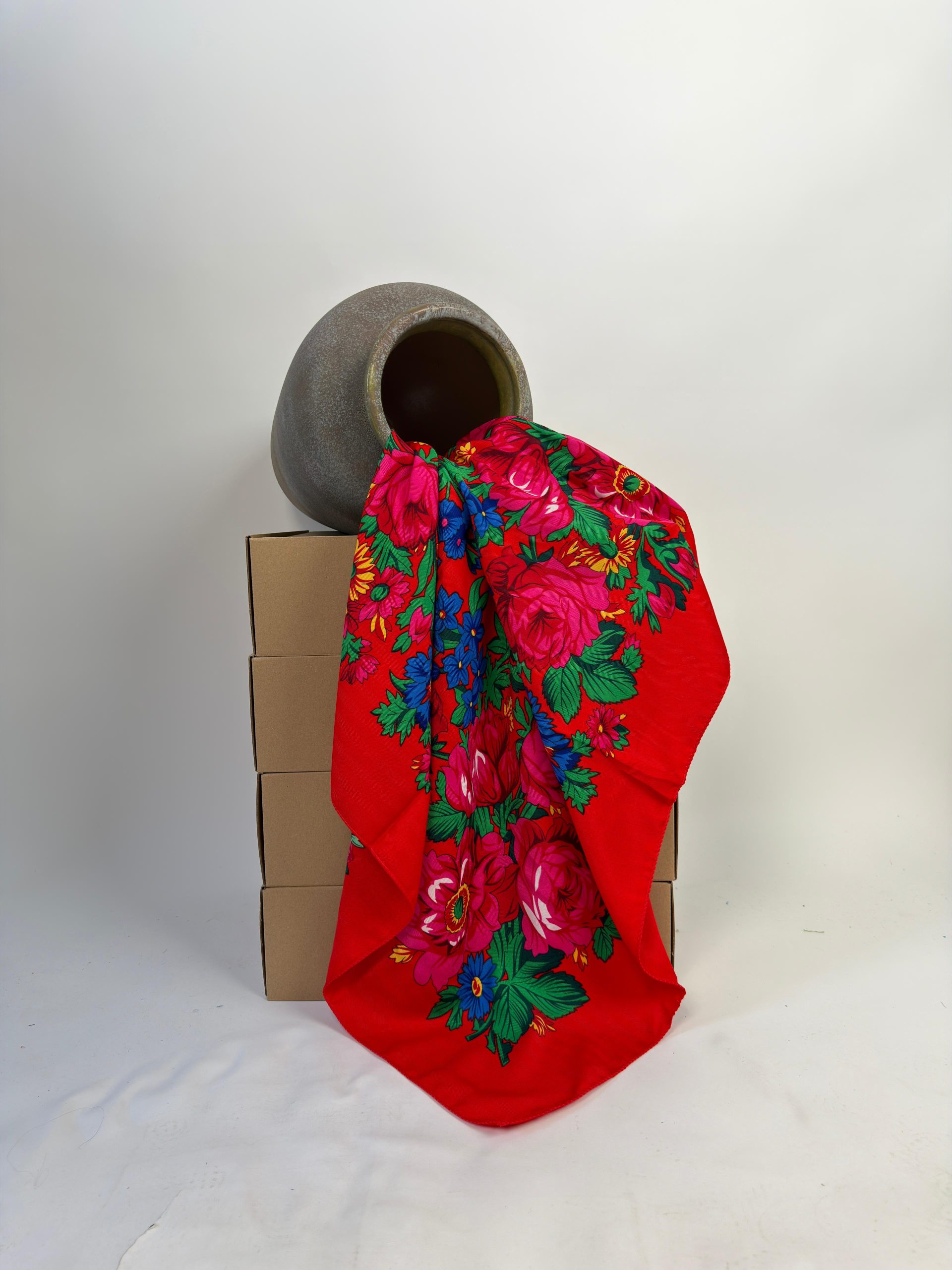 Șal cu imprimeu floral distinctiv TM2334