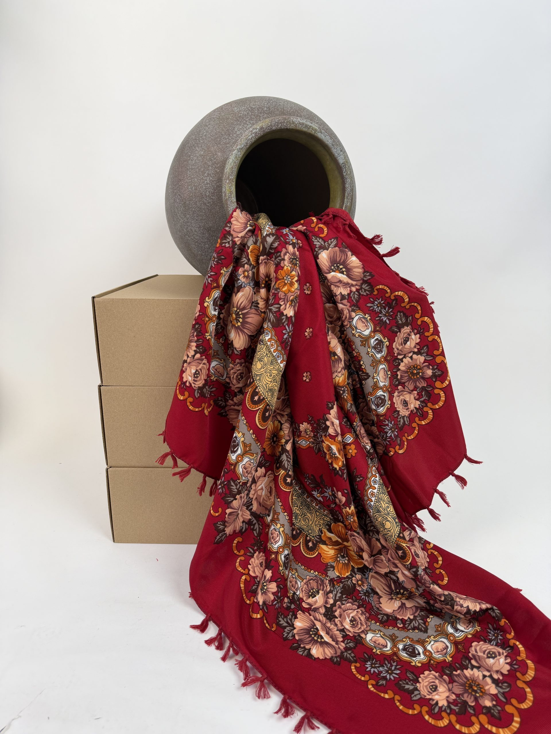 Șal cu imprimeu floral distinctiv TM2376