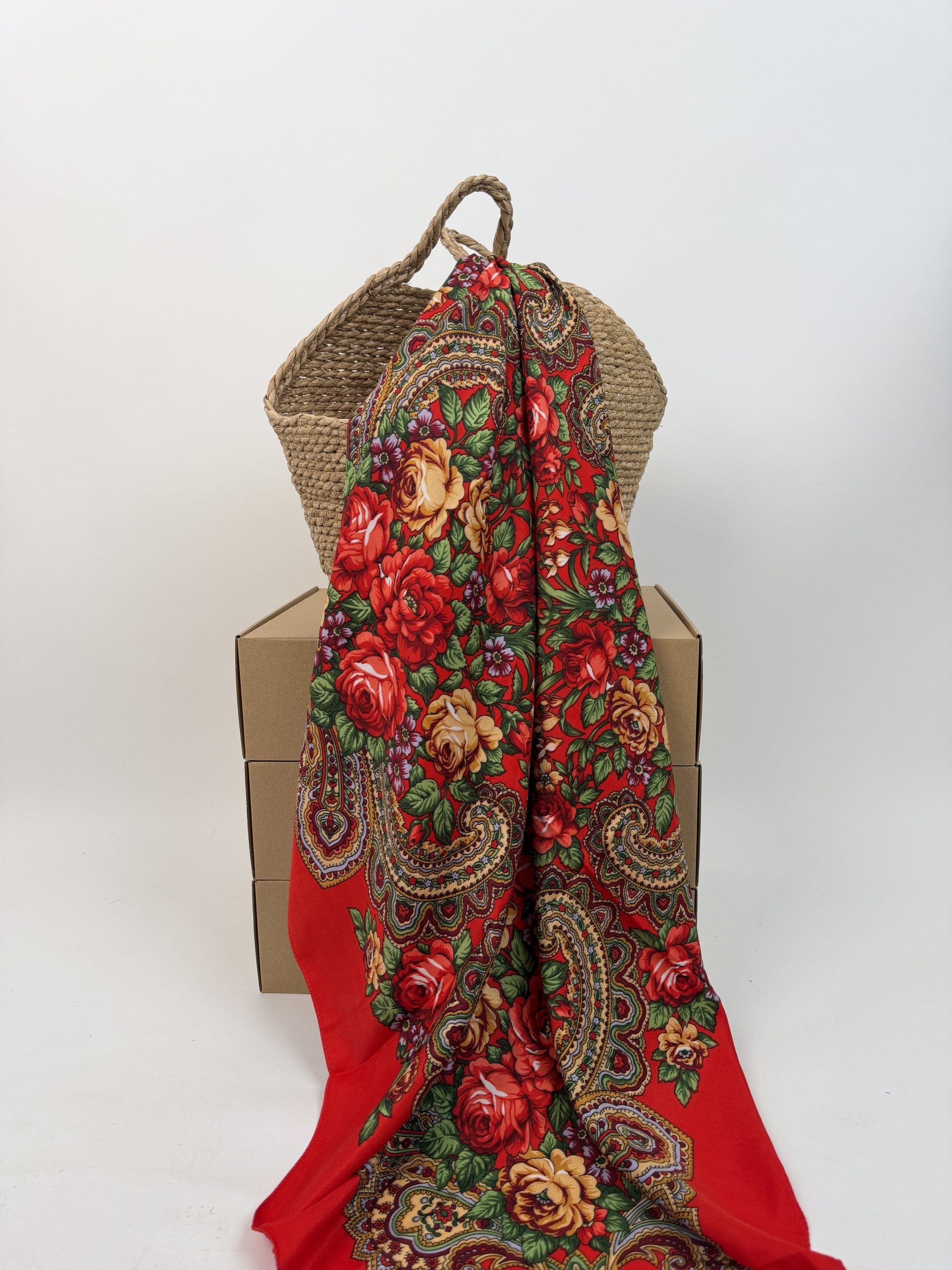 Șal cu imprimeu floral distinctiv TM2384
